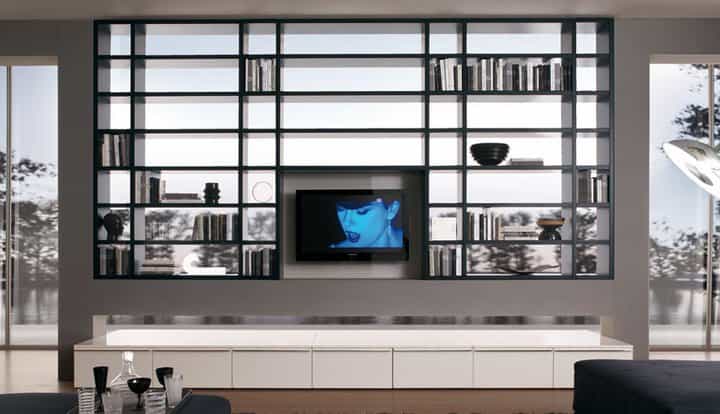 Fascinating Wall Storage Items for Your Contemporary Living Room 1