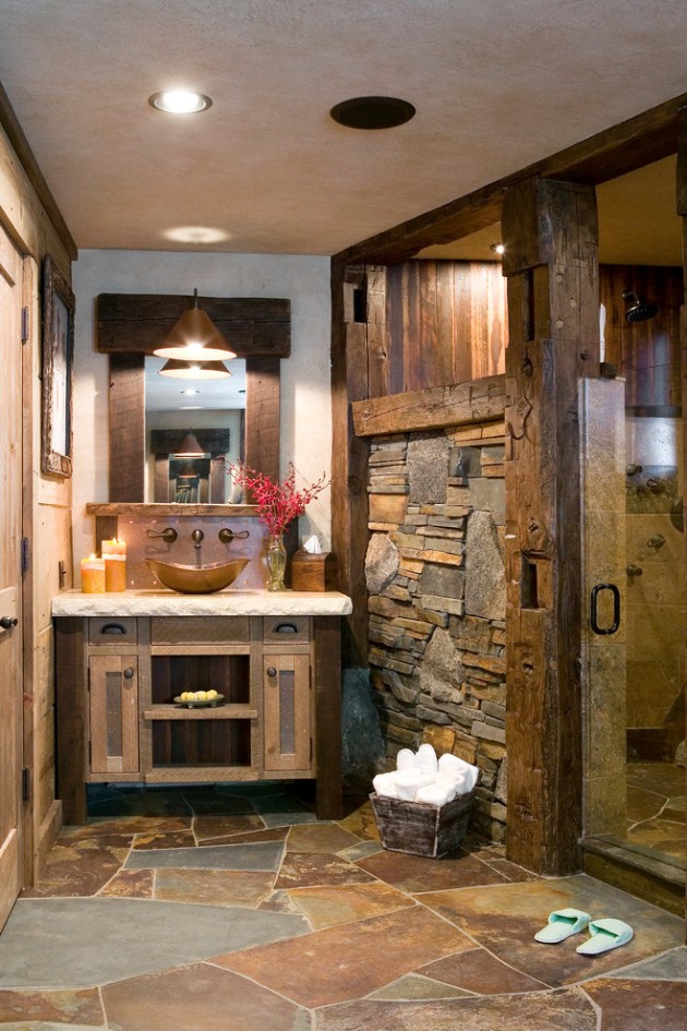 16 Homely Rustic  Bathroom  Ideas  To Warm You Up This Winter