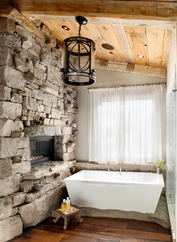 Rustic Bathroom Source
