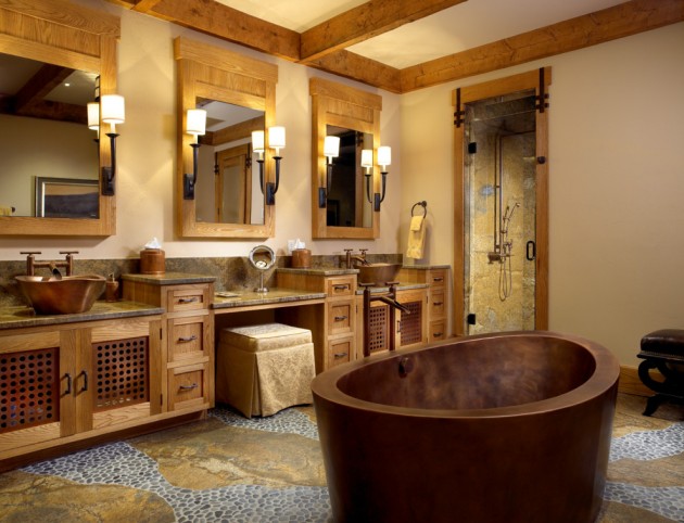 16 Homely Rustic Bathroom Ideas To Warm You Up This Winter