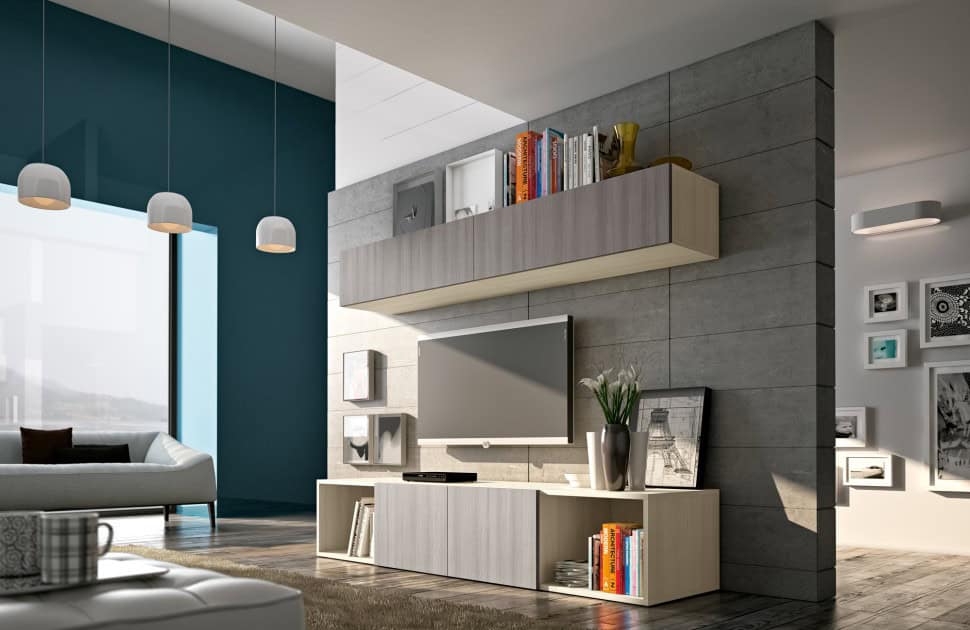 Fascinating Wall Storage Items for Your Contemporary Living Room 16