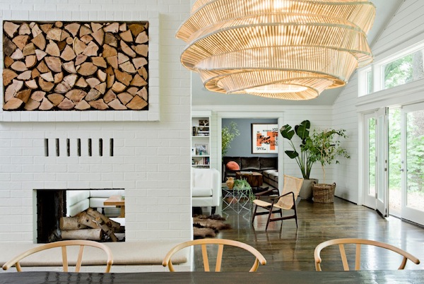 16 Creative Firewood Storage Ideas for Modern Schmeck of The Home
