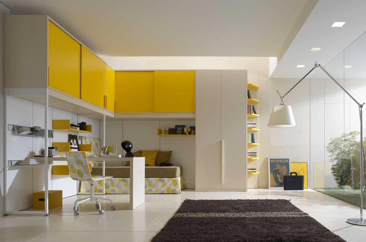 All Shades of Yellow To Add a Burst of Sunshine in Your Home Yellow teen bedroom design
