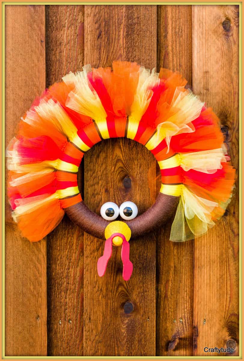 Turkey Thanksgiving Wreath Buy it here: www.etsy.com