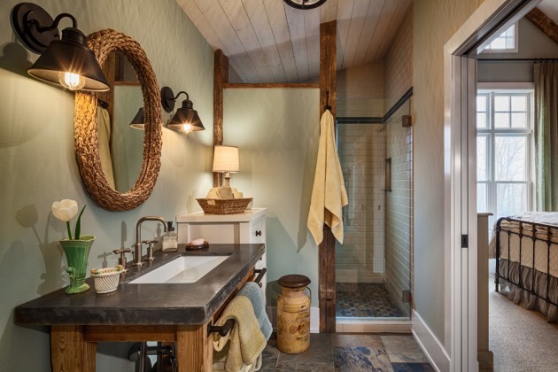 15 Embracing Farmhouse Bathroom Designs For Inspiration