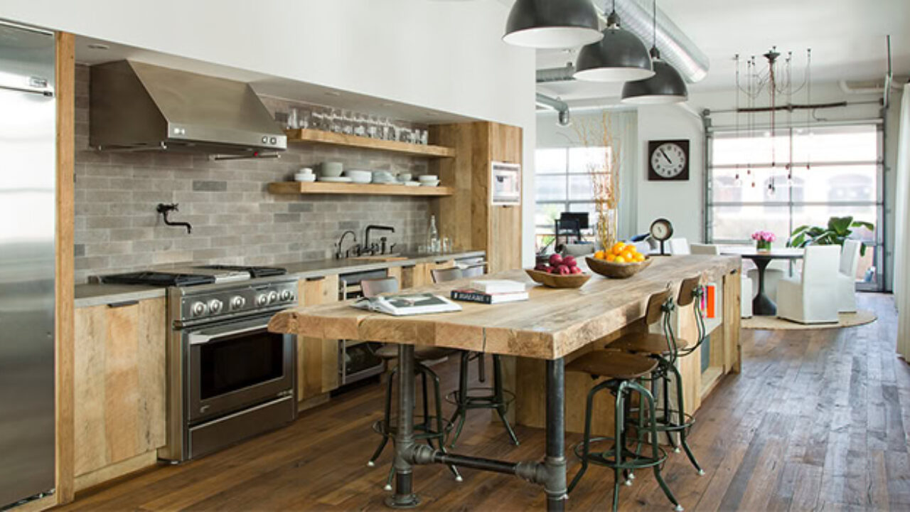 15 Extraordinary Modern Industrial Kitchen Interior Designs