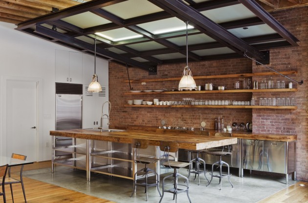 15 Extraordinary Modern Industrial Kitchen Interior Designs