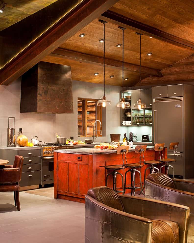 Funky Cabin Kitchen Source