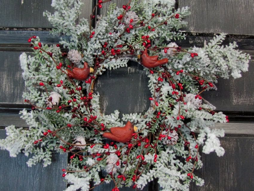 Cardinals & Cedar Wreath Buy it here: www.etsy.com