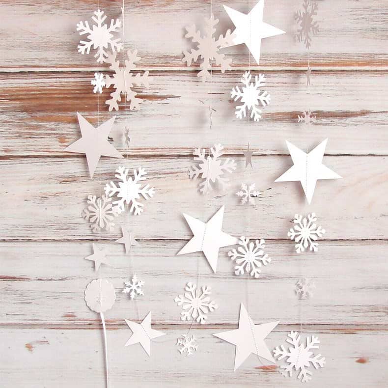 Snowflakes and stars But it on: www.etsy.com