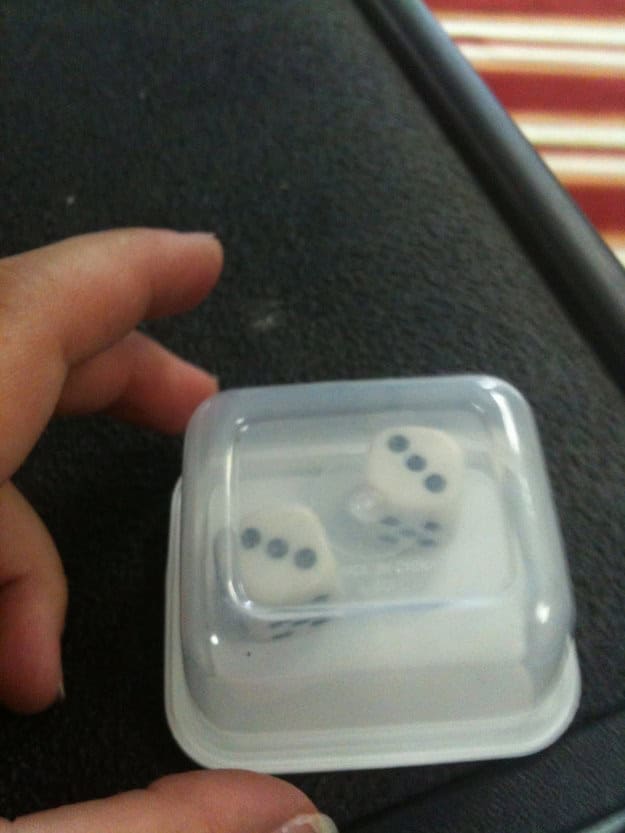 Snack Tupperware containers are great for rolling dice and making sure they don’t get lost or fly across the room 17