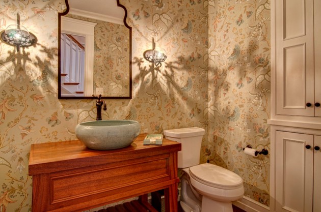 20 Inspirational Examples How To Decorate Your Eclectic Powder Room