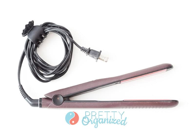 Hair Clip As A Cord Organizer 6