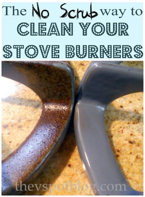 Clean stove burners and grates with ammonia 7