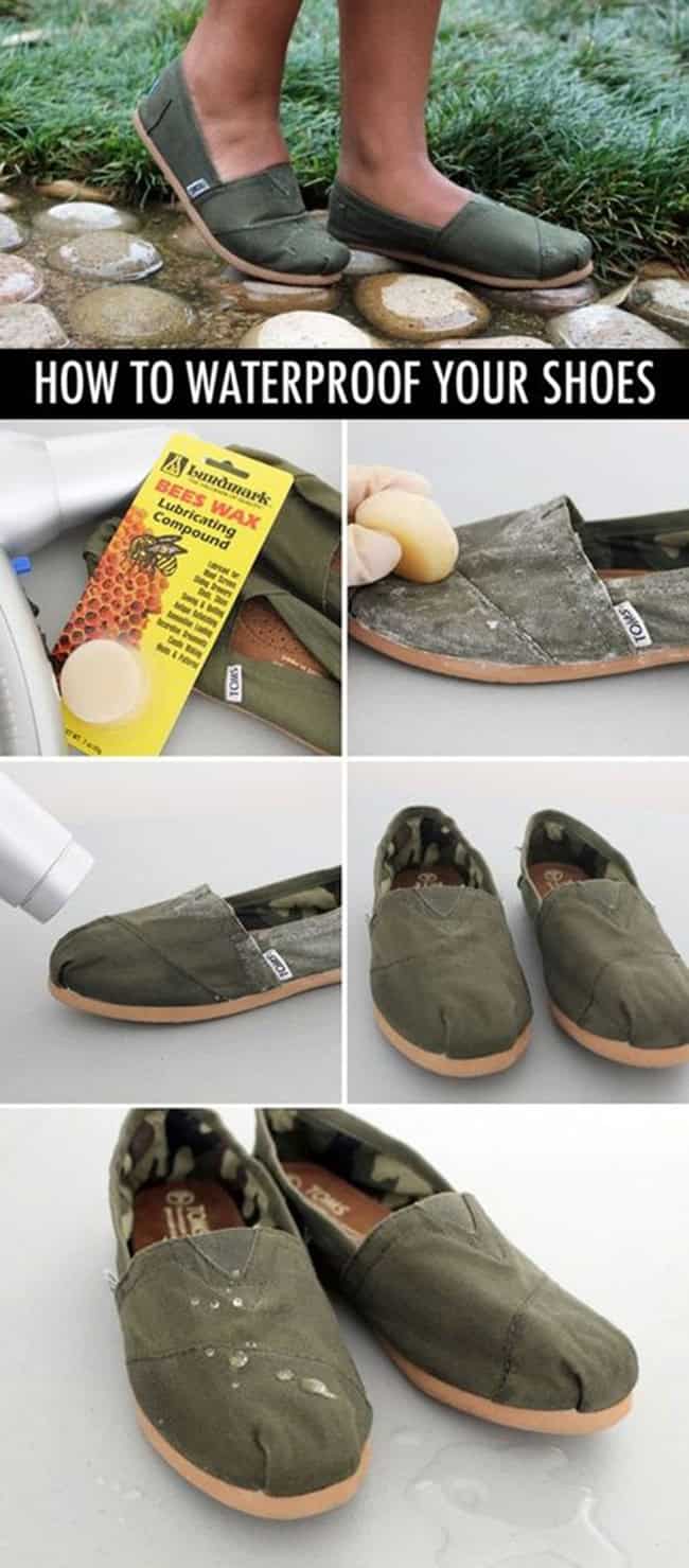 4. Waterproof your shoes in just 2 steps! 7