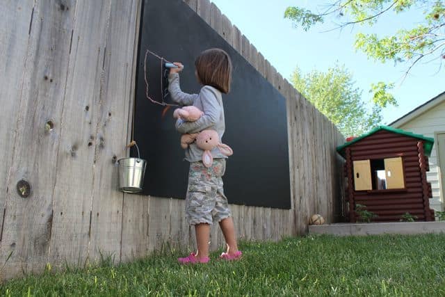 Make a Fence Chalkboard 8