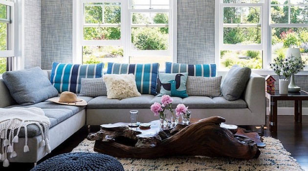 12 Excellent Examples How To Decorate Warm and Pleasant Living Room This Winter