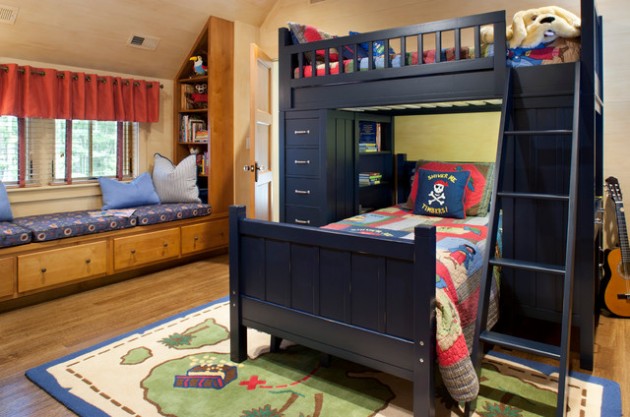 20 Lovely Bunk Bed Design Ideas for Great Comfort and Pleasure of Your Kids