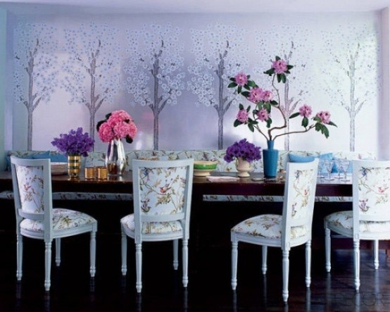18 Classy Feminine Dining Room Design Ideas