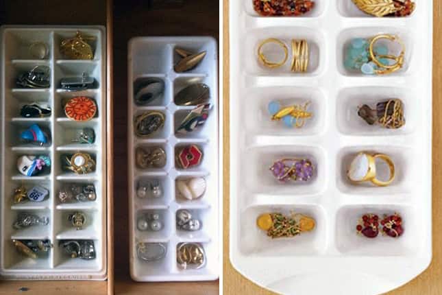 Ice Cube Tray Jewelry Holder 1