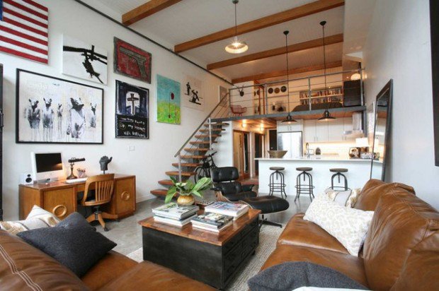 18 Functional &amp; Beautiful Small Contemporary Loft Designs That WIll Fit Every Home Decor