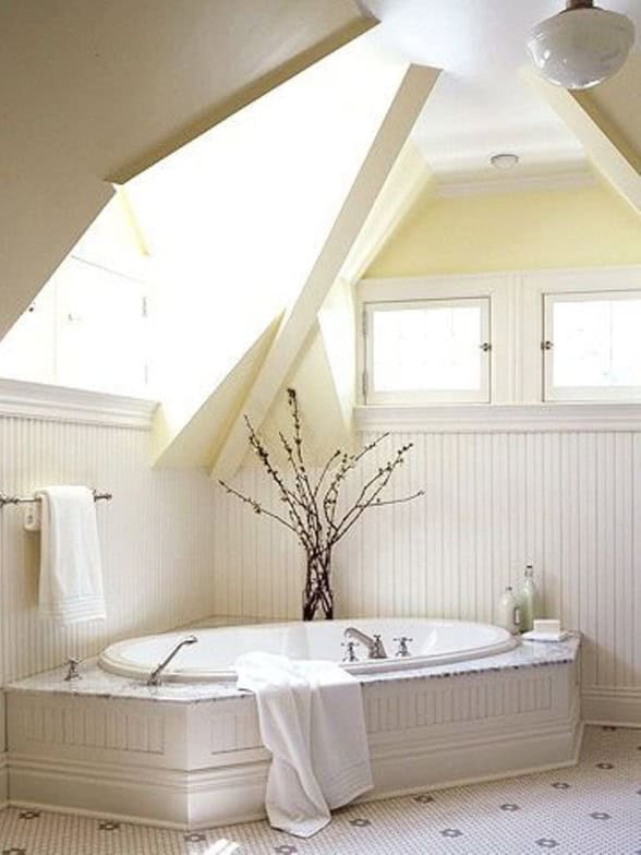 17 Magnificent Attic Bathroom Design Ideas For Your Private Haven