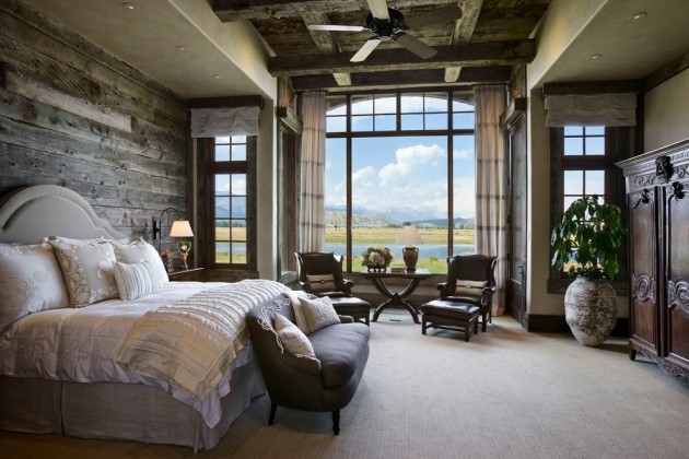 15 Charming Rustic Bedroom Interior, How To Get Warm In A Cold Room