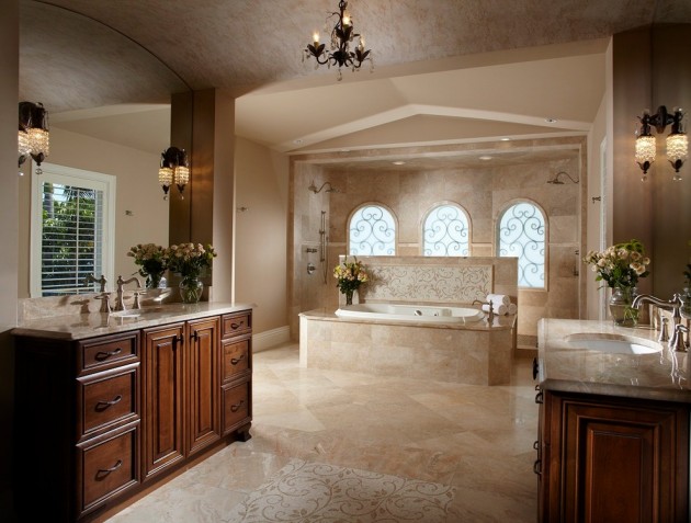 15 Glamorous Mediterranean Bathroom Designs That Will Make ...