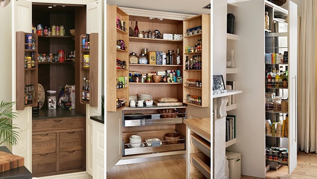 15 Handy Kitchen Pantry Designs With A Lot Of Storage Room