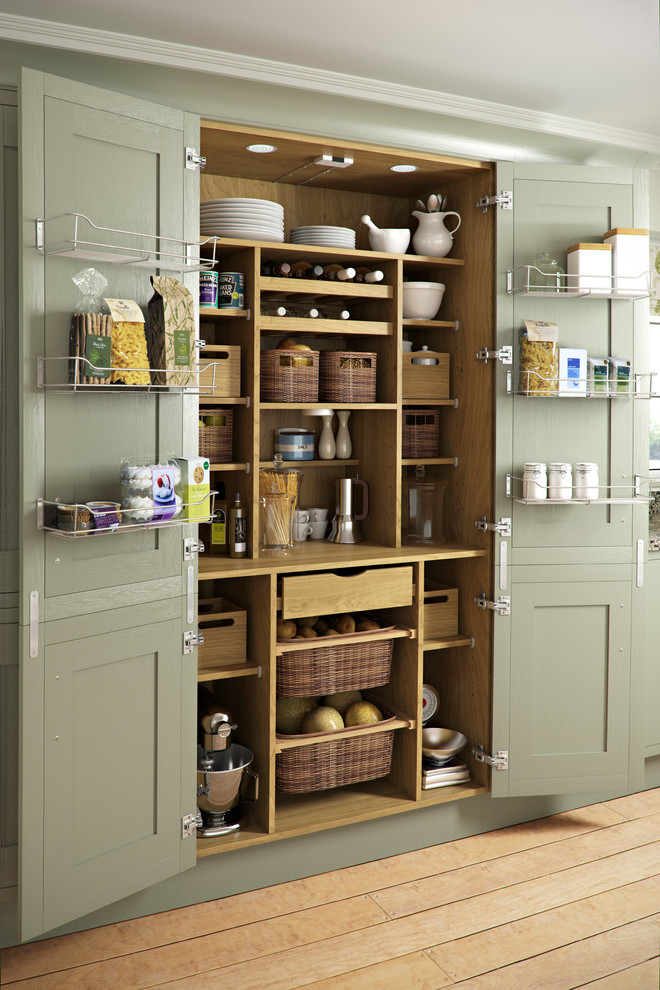 15 Handy Kitchen Pantry Designs With A Lot Of Storage Room 3 