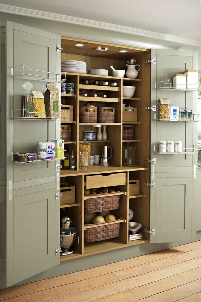 15 Handy Kitchen Pantry Designs With A Lot Of Storage Room 15 Handy Kitchen Pantry Designs With A Lot Of Storage Room