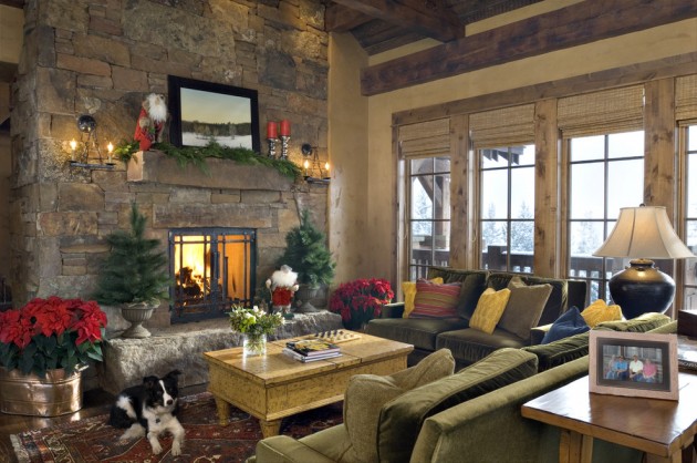 15 Warm & Cozy Rustic Living Room Designs For A Cozy Winter