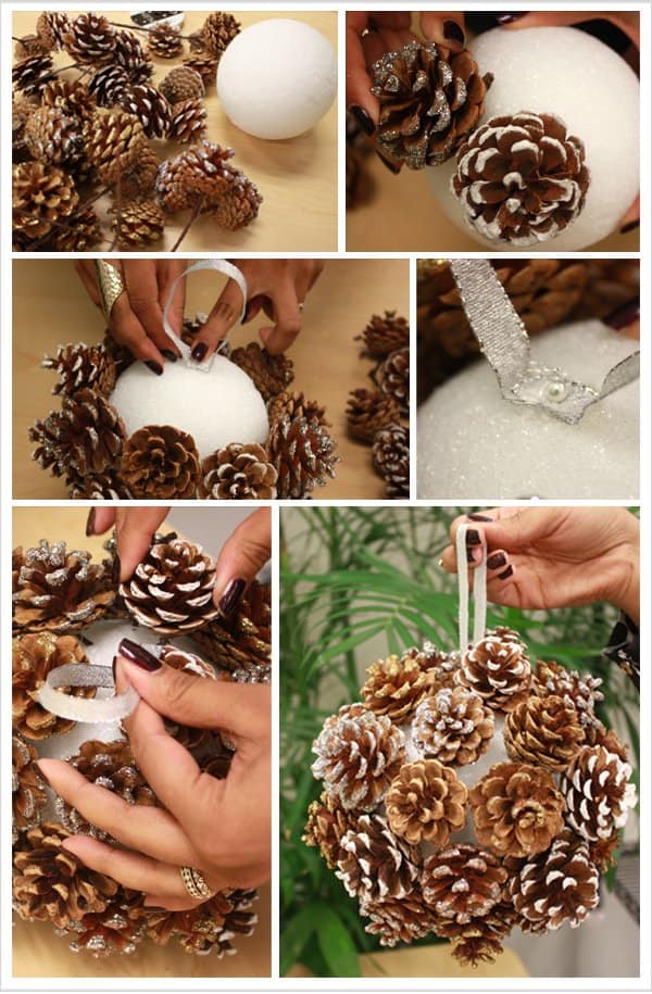 18 The Most Cheapest & Astonishing DIY Pine Cones Christmas Decorations