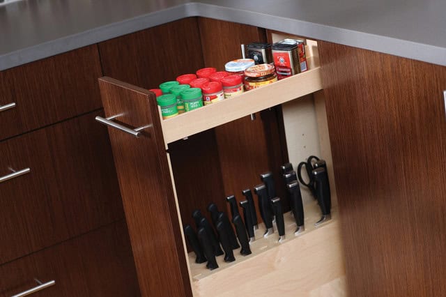 Clever storage for some tools and supplies 15