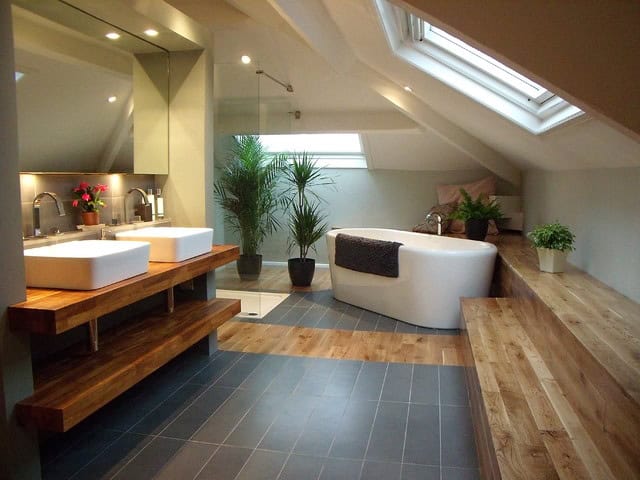 17 Magnificent Attic Bathroom Design Ideas For Your Private Haven 17