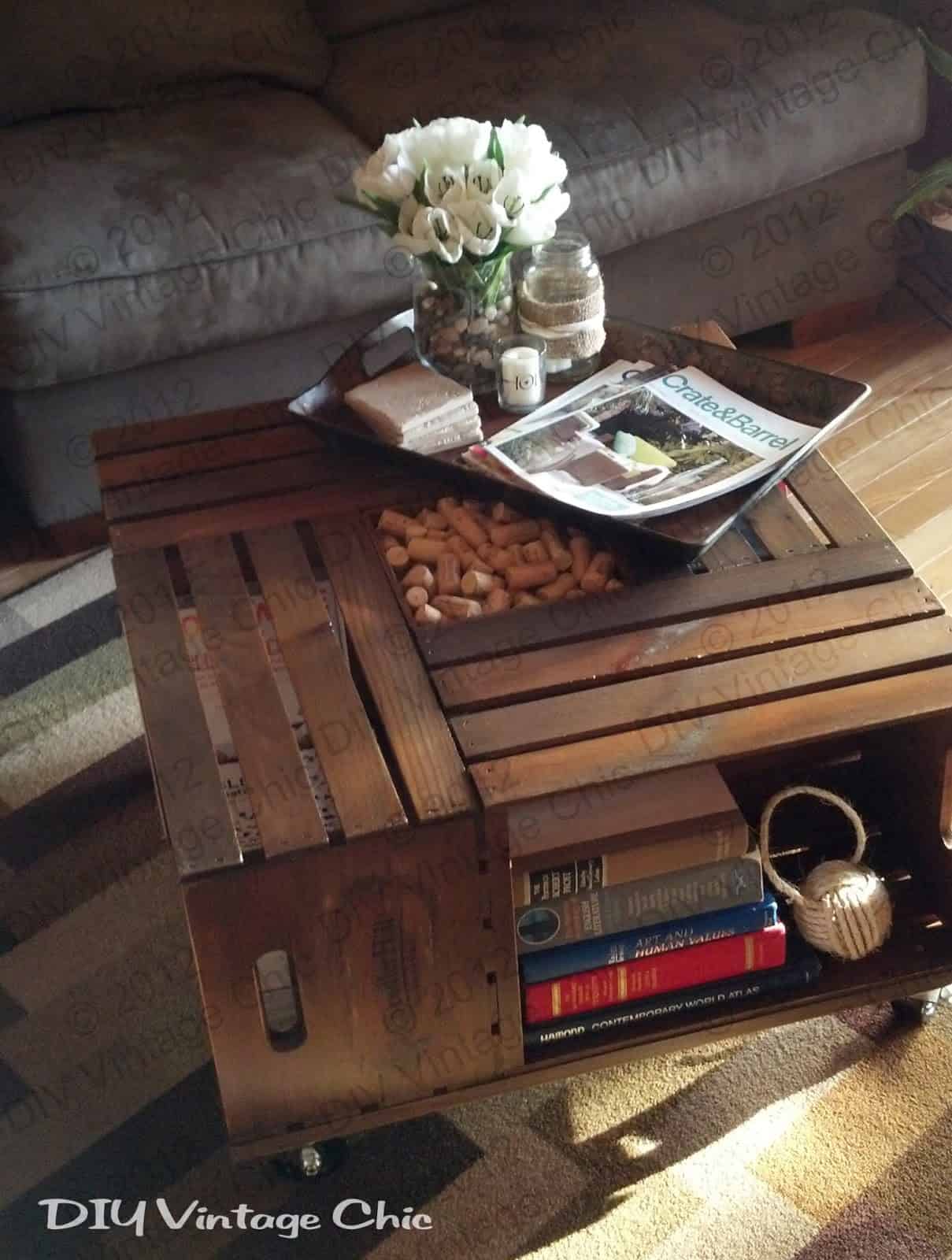 28 Absolutely Genius Ideas To Repurpose Wooden Crates To Add A Vintage Touch 3