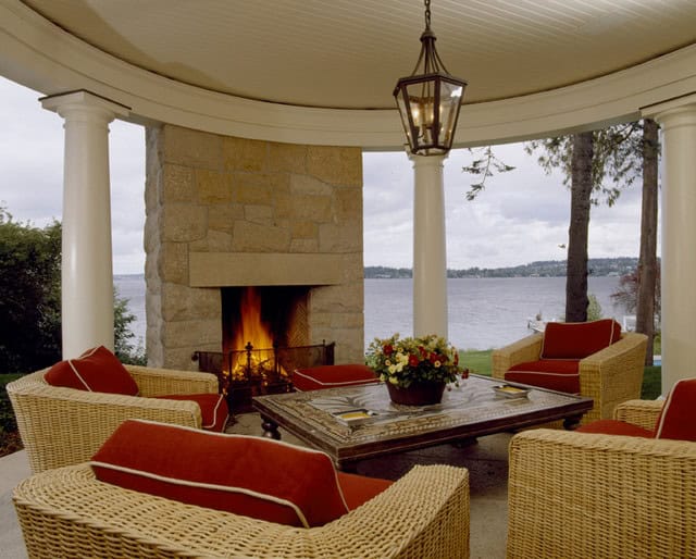 17 Ravishing Living Room Designs With Corner Fireplace 3