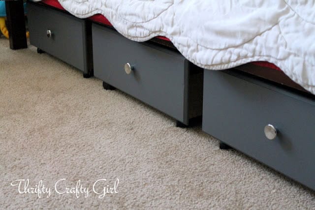 Create extra storage under your bed 4