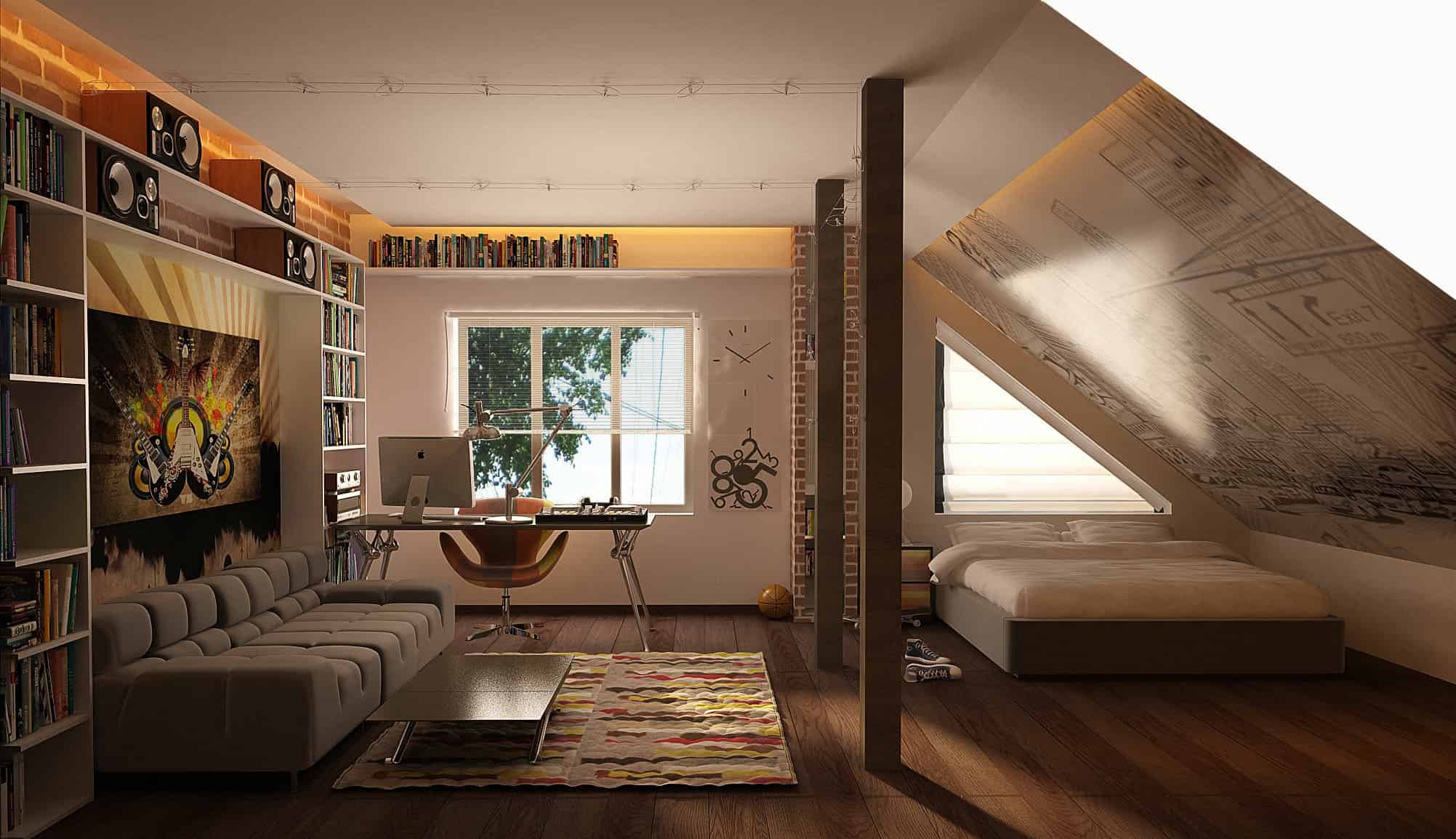 15 Most Fascinating Attic Designs- You'll Fall in Love With Them 5