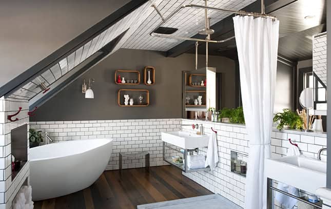 17 Magnificent Attic Bathroom Design Ideas For Your Private Haven 5