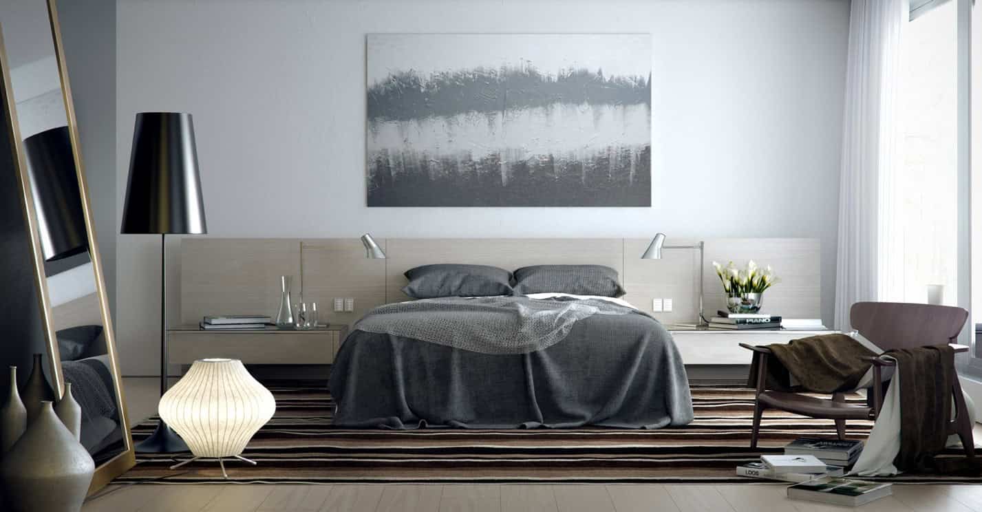 15 Extravagant Grey Bedroom Designs That Are Worth Seeing 7