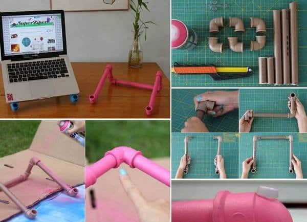 DIY laptop holder a