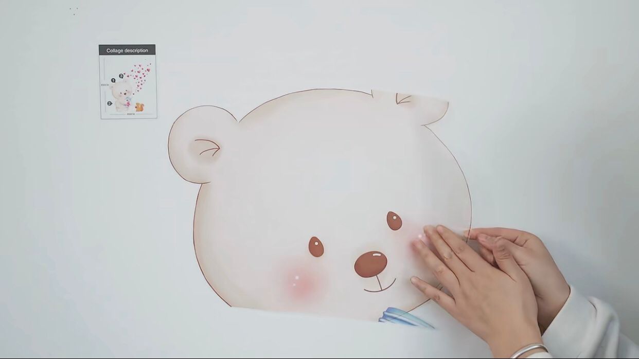 0. Stick Custom Clear Stickers to Create a New View on Your Wall