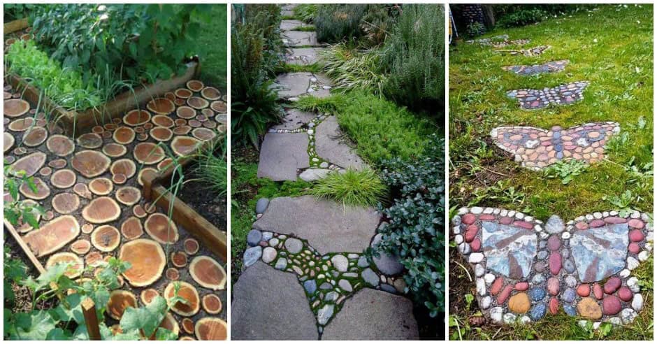 12 Beautiful DIY Garden Walkway Designs