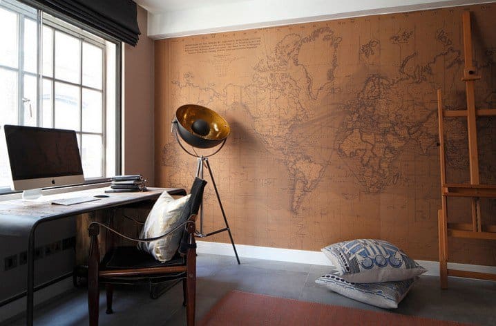 14 Fancy Industrial Home Office Designs 10