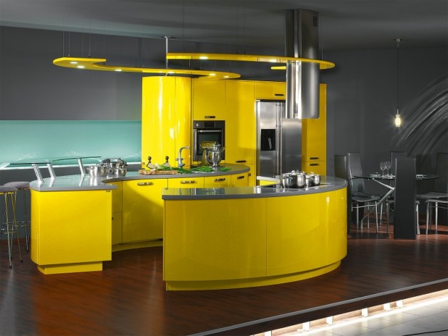 10 Dramatic Colorful Kitchen Design Ideas