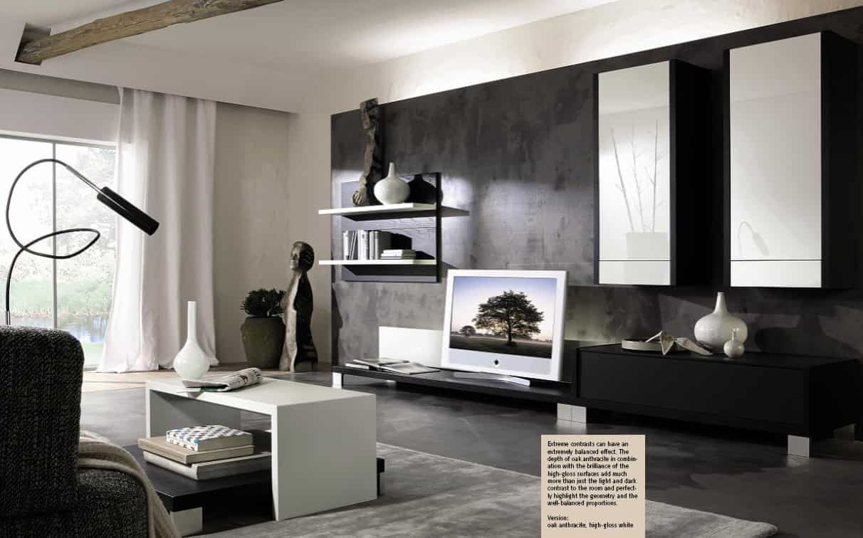 15 Dramatic Dark Living Room Design Ideas 11