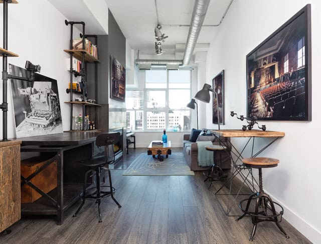14 Fancy Industrial Home Office Designs 12