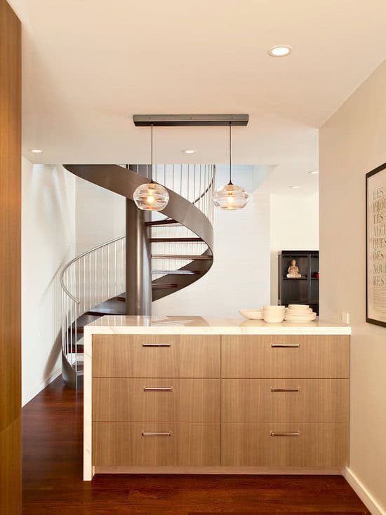 16 Elegant Modern Spiral Stairs Design Ideas That Will Fit Every Home Decor 14