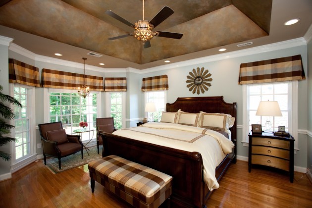 bedroom traditional elegant designs master painting techniques classy creative any decorative ceiling interior wood faux walls mahogany architectureartdesigns bed bare